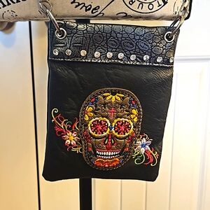 Sugar Skull Crossbody Bag